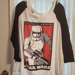 Star Wars baseball tee